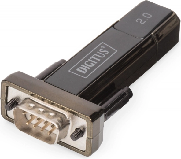 Digitus USB-A 2.0-adapter til RS232 DB9 med 0,8 m kabel