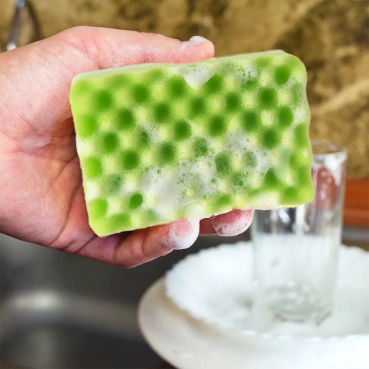 Høj sugeevne sparer opvaskemiddel