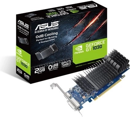 Grafikkort ASUS GT 1030 med passiv køling