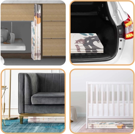 Sammenklappelig og bærbar til hjemmet og på farten