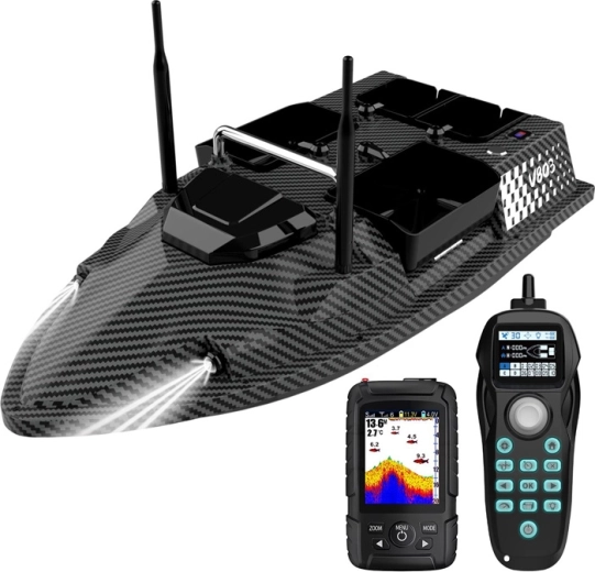Flytec V803 Pro agn-båd med GPS og sonar 5200 mAh