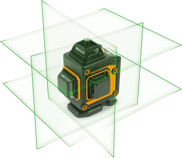Grønne 3D/360° laserlinjer