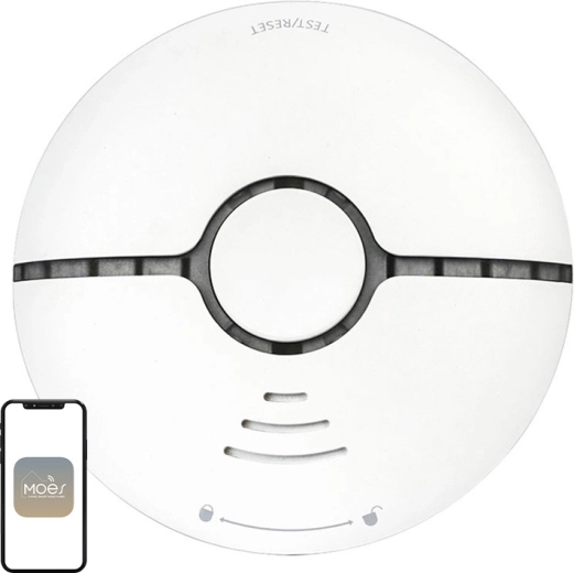 Smart Wi-Fi-røgalarm MOES WSS-S-SSD-A
