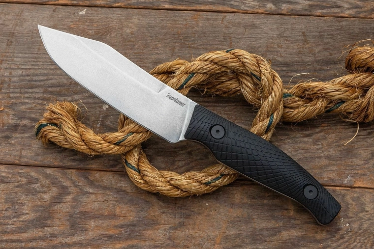 Ydedygtig Bowie‑klinge i værktøjsstål D2