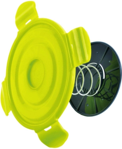 Tæt låg med 4 klips og siliconepakning