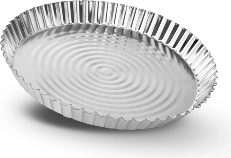 Fortinnet flad bageform til kage og pizza 20 cm