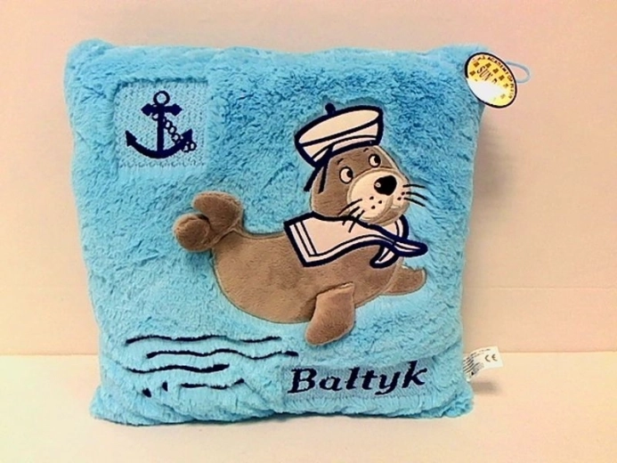 Dekorativ pude BAŁTYK sæl (foka) i to farver