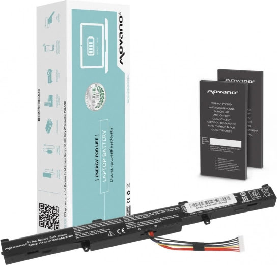 Movano batteri A41N1611 til Asus ROG GL553 og GL753