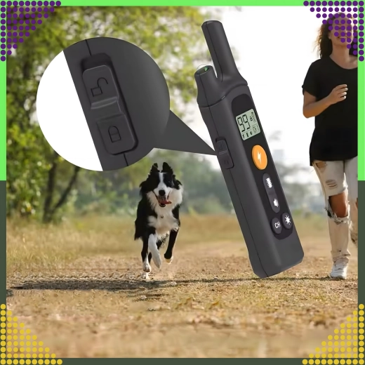 Overskuelig fjernbetjening med lys og lås