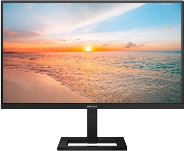 Philips 27" IPS 4K-skærm med højdejusterbart stativ og højttalere