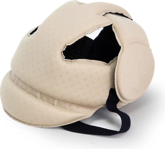 Okbaby No shock beskyttelseshjelm til baby/barn til kravleperioden – beige
