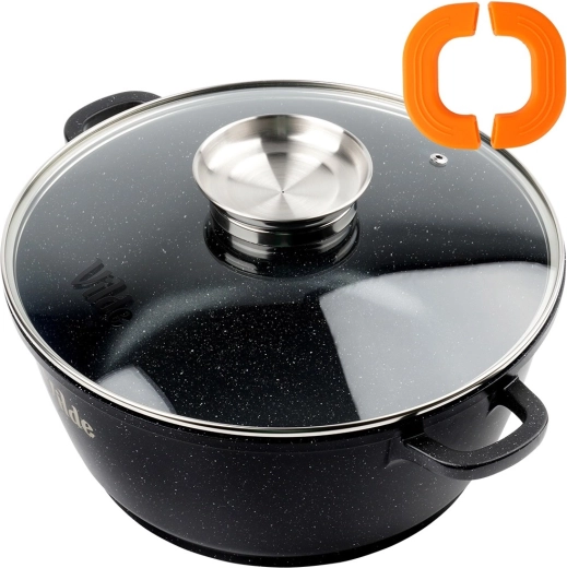 Glaslåg med integreret dispenser