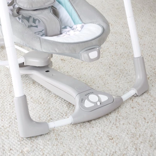 Støjsvag drift og justerbar gyngning