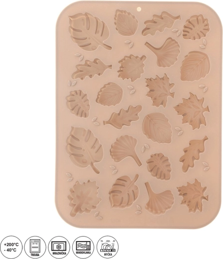 Silikoneform ORION efterårsblade – Beige