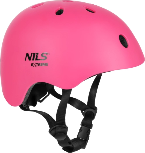 Helm NILS Extreme MT301 lyserød – S (52-56 cm)