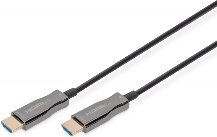 Hybridkabel HDMI 2.0 Premium HighSpeed 4K/60 Hz AOC med Ethernet – 15 m