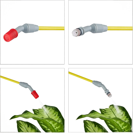 Præcis sprøjtning takket være den justerbare dyse