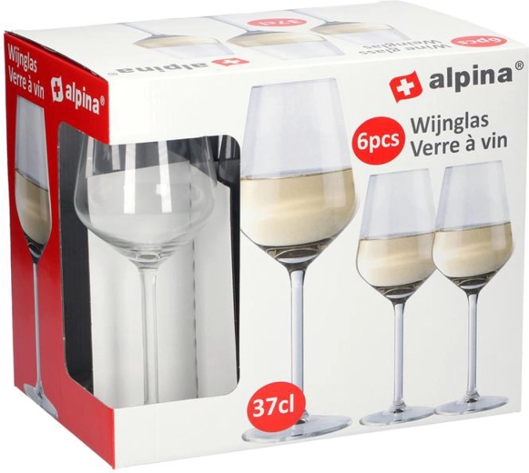 Alpina hvidvinsglas 370 ml (6 stk.)