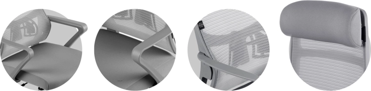 Åndbar ryglæn og lændestøtte