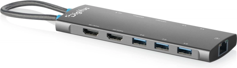 USB-C-dockingstation med 11 porte, HDMI 8K og Power Delivery 100 W