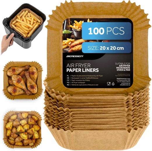 100 bagepapirindsatser i pakken