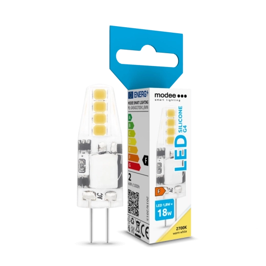 LED pære G4 silikone 1,8 W 12 V 2700 K 180 lm Modee Lighting