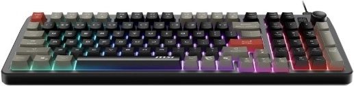 RGB-belysning og hurtige tastaturgenveje