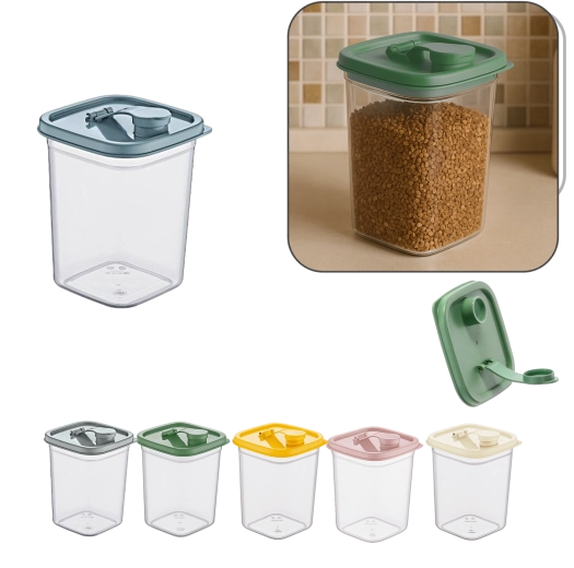 Plastbeholder til madvarer 1 l med dispenser Tower