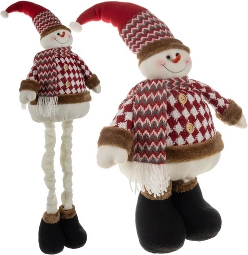 Teleskopisk julesnemand Ruhhy 105 cm - 1 stk.
