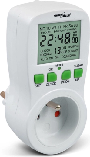 Digitale tænd/sluk-ur GreenBlue GB107 – 16 programmer