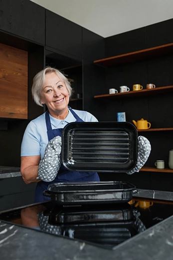 Alsidig anvendelse på alle komfurtyper