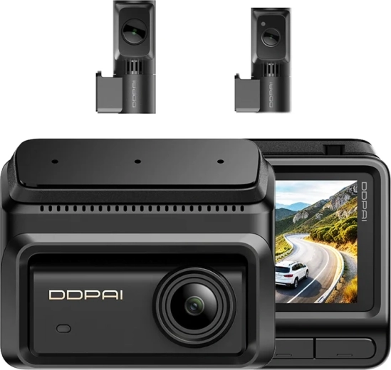 DDPAI Z90T trekanals dashcam 4K med GPS