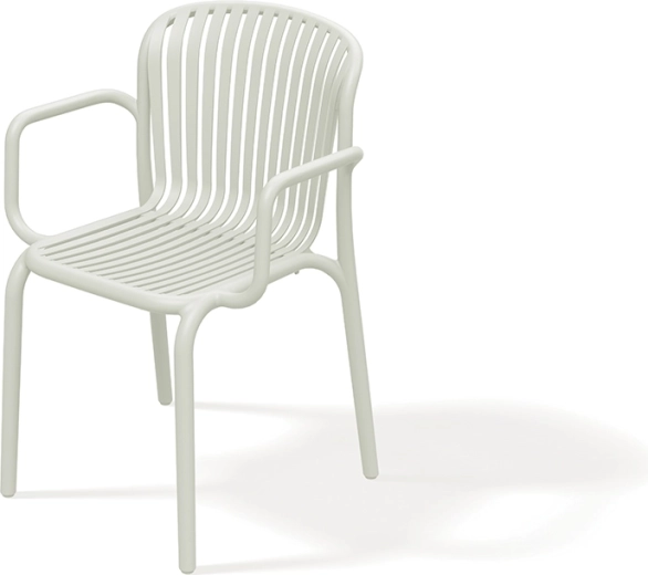 Beige stol med armlæn Brene – FERNE