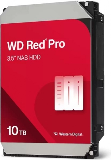 Harddisk WD Red Pro 10 TB 3,5" SATA 7200 o/min, 256 MB cache