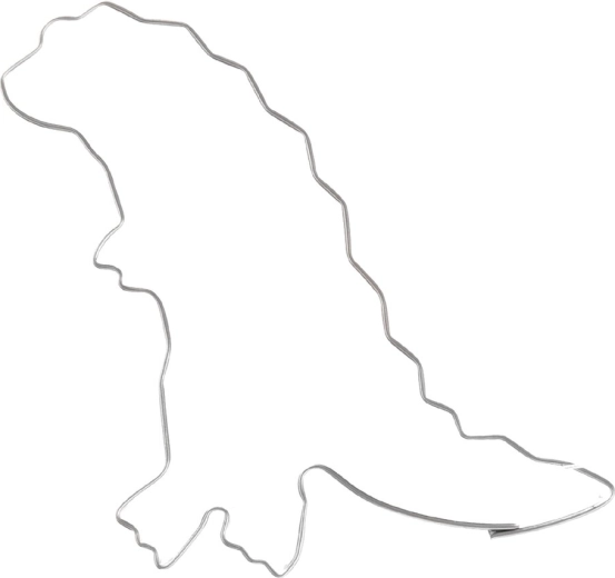 Rustes udstikker dinosaur