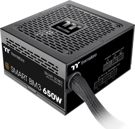 Thermaltake Smart BM3 650W modulær strømforsyning 80+ Bronze ATX 3.0 (Gen5) med 140 mm blæser
