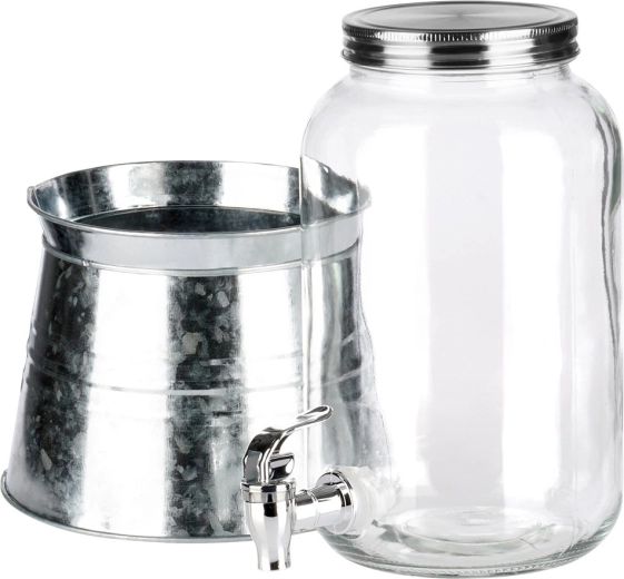 Sikkert lukket med låg i rustfrit stål