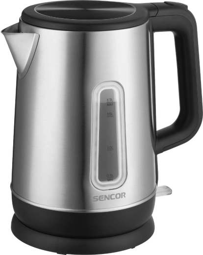 Sencor elkedel i rustfrit stål, 1,7 l
