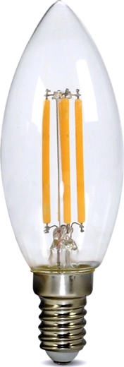 Solight retro LED-pære stearinlys E14 4 W 3000 K 440 lm