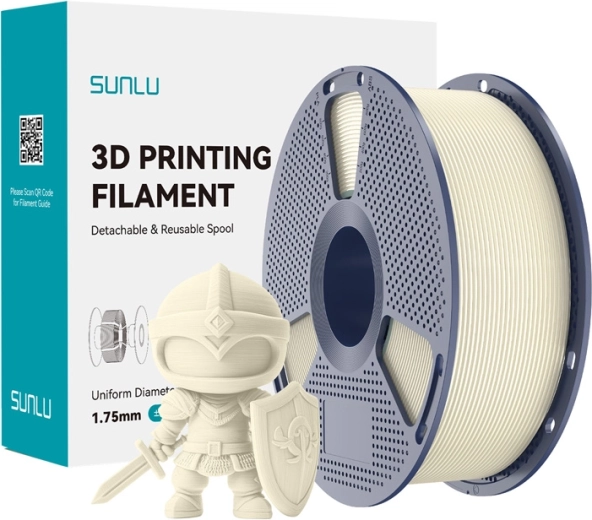 Sunlu PLA+ filament 1,75 mm – elfenbenshvid