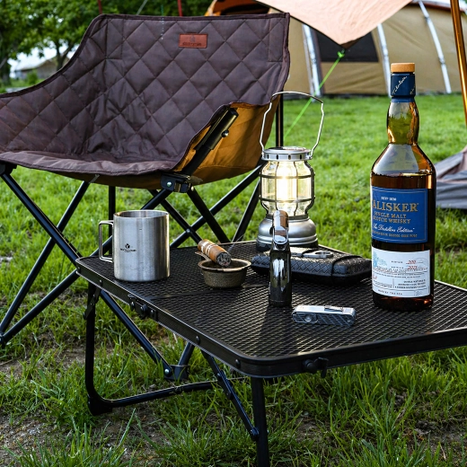Praktisk afsætningsplads på campingpladsen