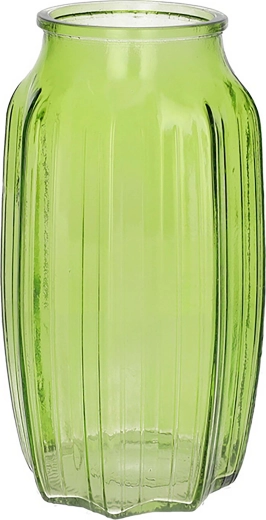 Vase Suko transparent grøn 22 cm
