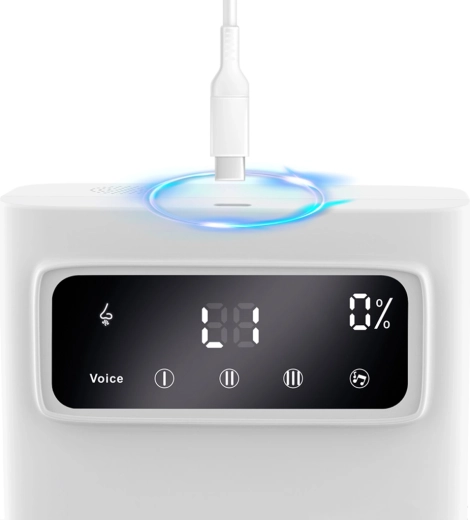 Komfort for barnet: melodier, hvid støj og LED-lys