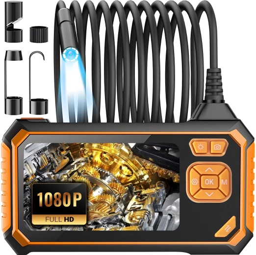 RENEW FORCE inspektions-endoskopkamera med 4,3" LCD-display og 5 m kabel