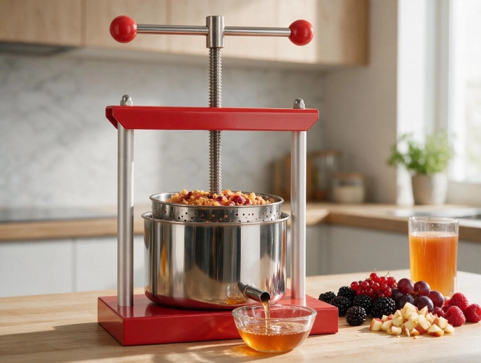 Til hjemmelavet juice og forarbejdning af frugt