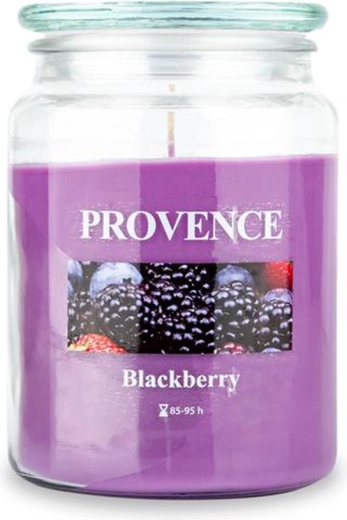 Duftlys i glas Provence brombær