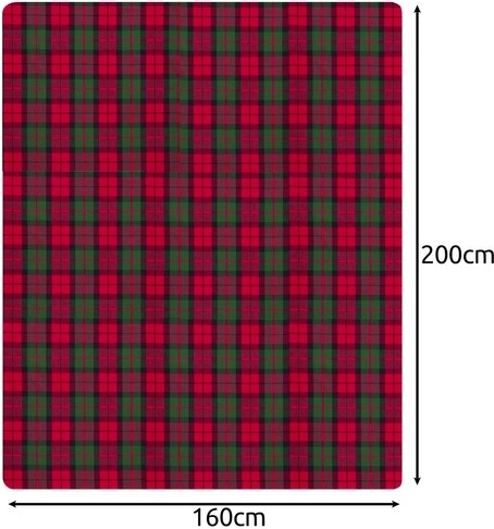 Stor størrelse 160 × 200 cm og høj gramvægt 430 g/m²