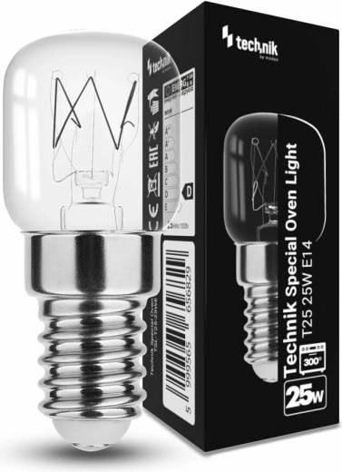 Ovnlampe Technik Special Oven Light T25 E14 25 W varm hvid