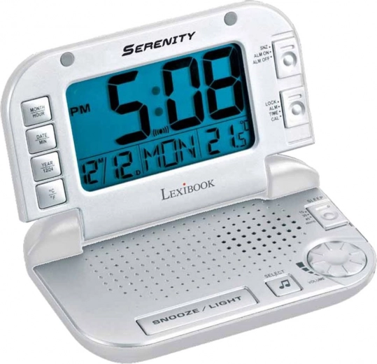 Rejsealarm med afslappende melodier og lyde