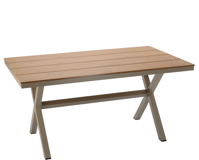 Bordplade i trælook uden behov for vedligeholdelse